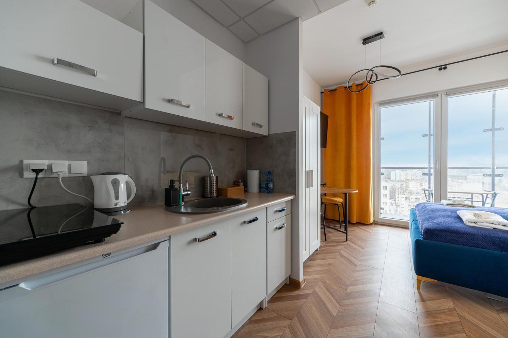 Apartamenty Wola Tower Varsóvia Exterior foto